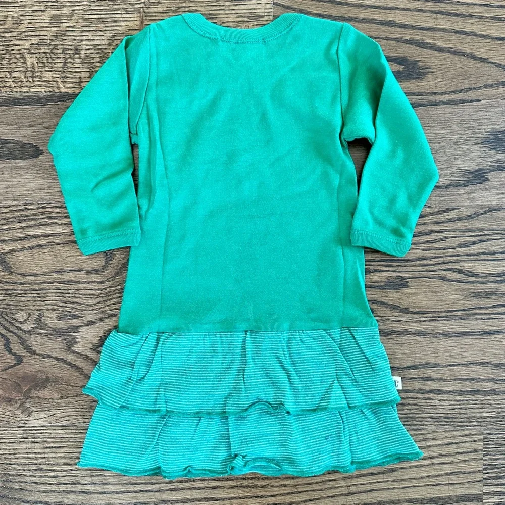 Paige Lauren Kelly Green Ruffle Dress, NWT